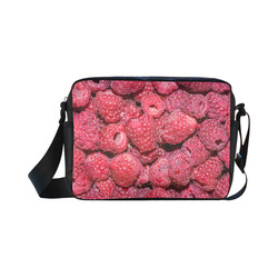 Red Fresh Raspberry Yummy Healthy Summer Berries Classic Cross-body Nylon Bags (Model 1632)