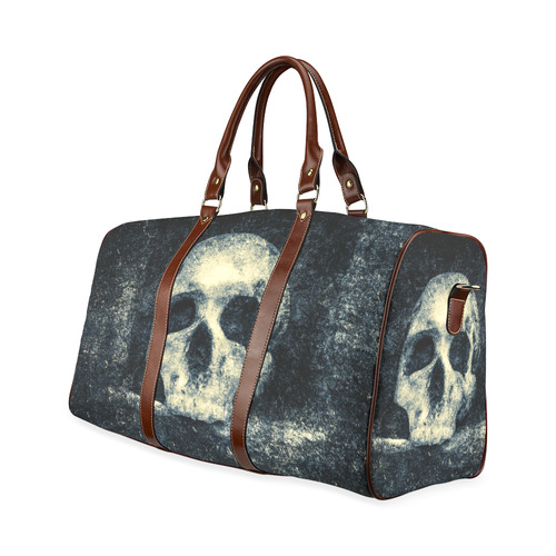 Man Skull In A Savage Temple Halloween Horror Waterproof Travel Bag/Large (Model 1639)