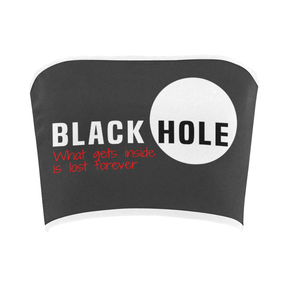 Black Hole - What Gets Inside Is Lost Forever Red Bandeau Top