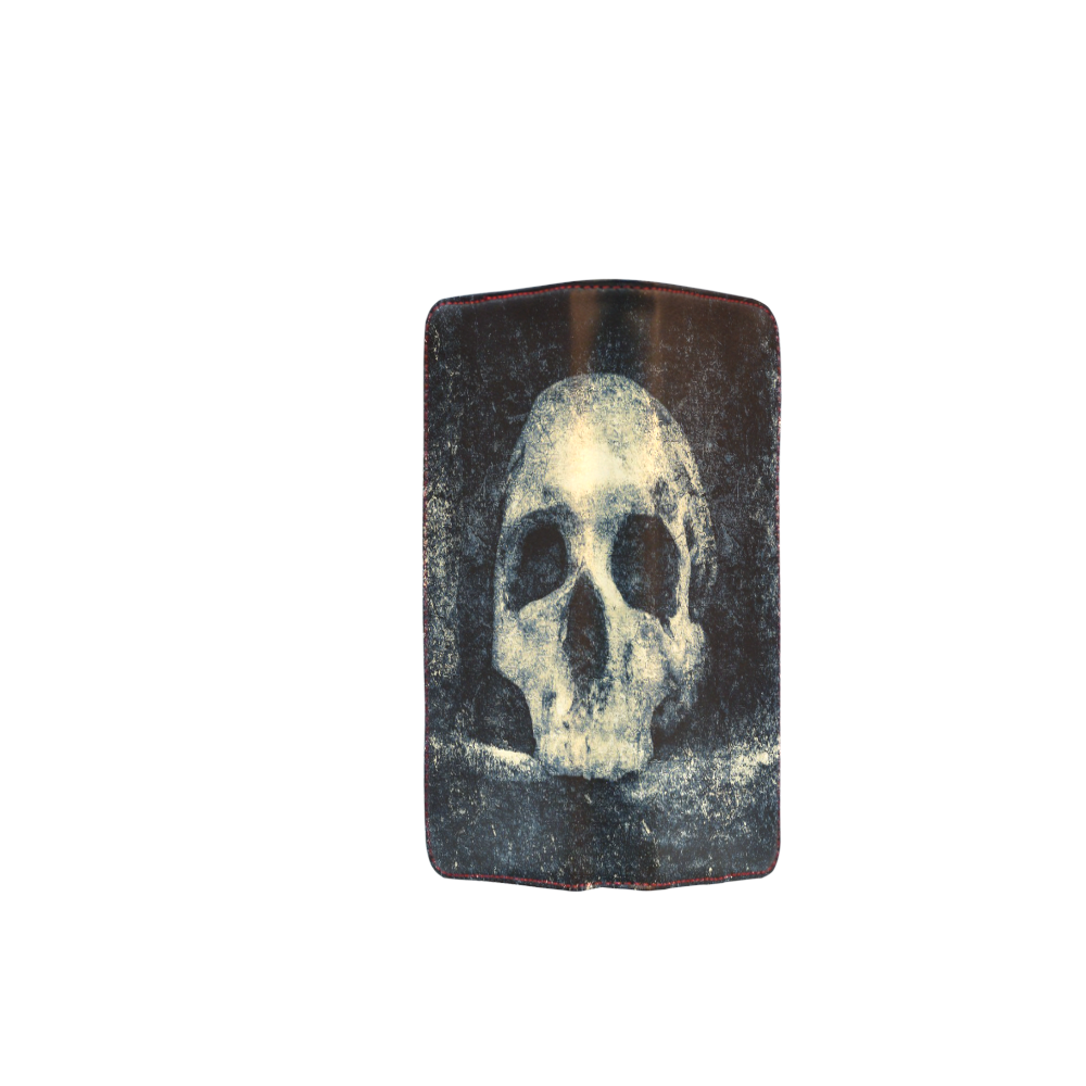 Man Skull In A Savage Temple Halloween Horror Women's Clutch Wallet (Model 1637)