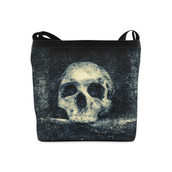 Man Skull In A Savage Temple Halloween Horror Crossbody Bags (Model 1613)
