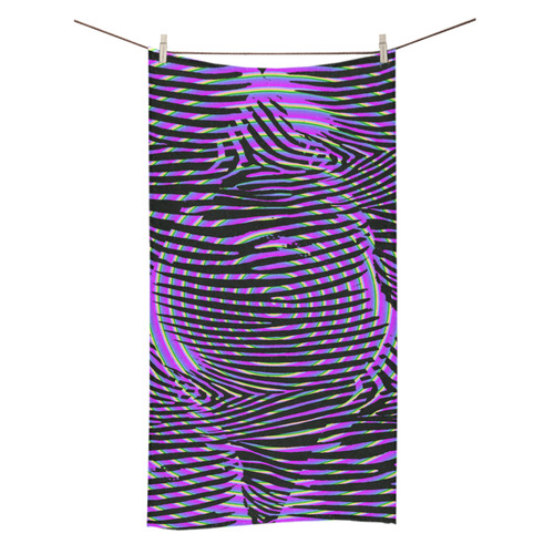 Purple Stripes Bath Towel 30"x56"