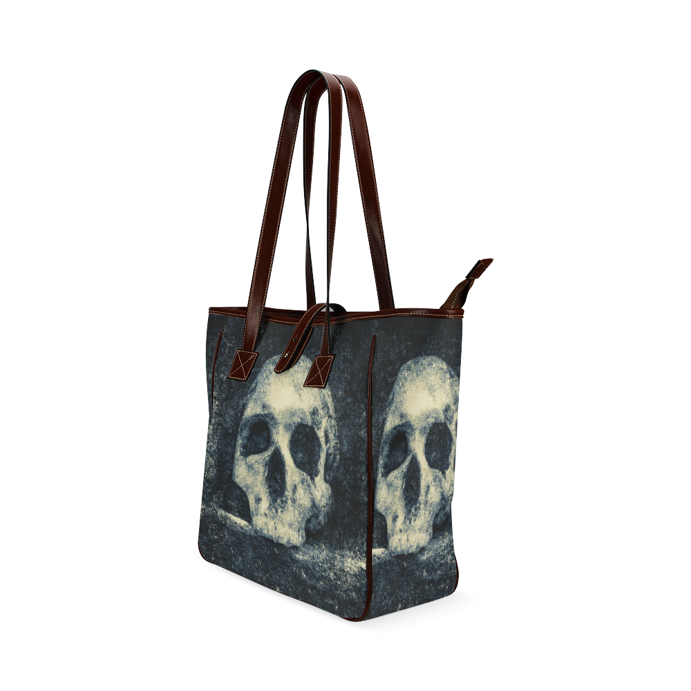Man Skull In A Savage Temple Halloween Horror Classic Tote Bag (Model 1644)