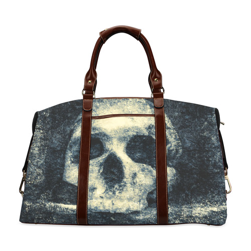 Man Skull In A Savage Temple Halloween Horror Classic Travel Bag (Model 1643) Remake