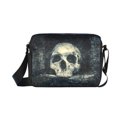 Man Skull In A Savage Temple Halloween Horror Classic Cross-body Nylon Bags (Model 1632)