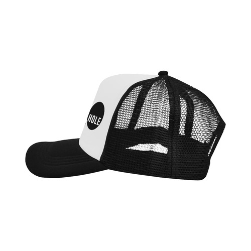 Black Hole What Gets Inside Is Lost Forever Black Trucker Hat