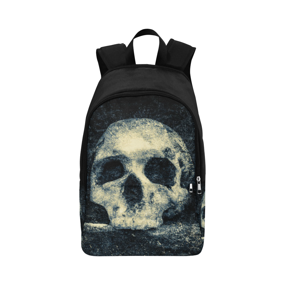 Man Skull In A Savage Temple Halloween Horror Fabric Backpack for Adult (Model 1659)