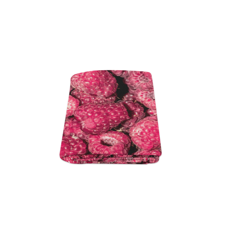 Red Fresh Raspberry Yummy Summer Fruits Blanket 40"x50"
