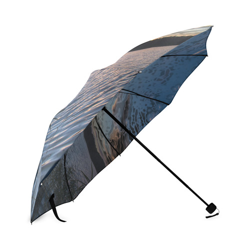 travel to sunset 05 by JamColors Foldable Umbrella (Model U01)