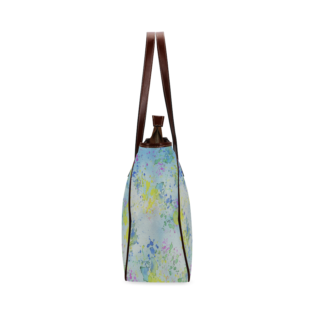 Watercolors splashes Classic Tote Bag (Model 1644)