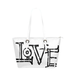 LOVE Leather Tote Bag/Large (Model 1651)