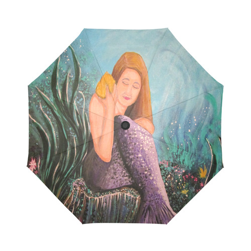 Mermaid Under The Sea Auto-Foldable Umbrella (Model U04)