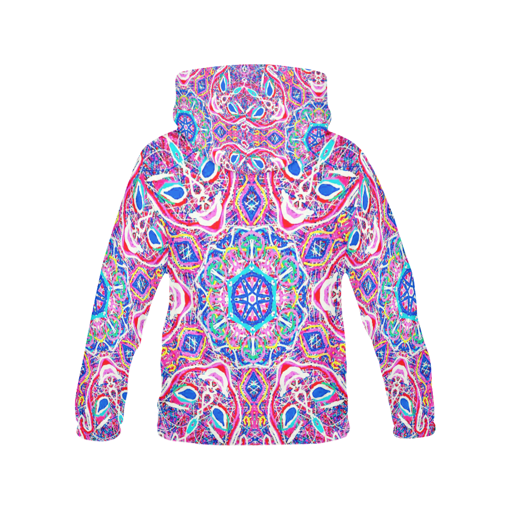 Thleudron Women's Venice All Over Print Hoodie for Women (USA Size) (Model H13)