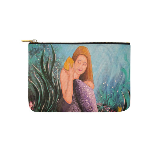 Mermaid Under The Sea Carry-All Pouch 9.5''x6''