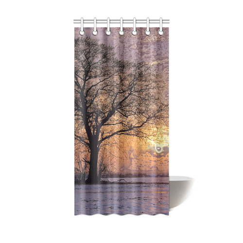 travel to sunset 4 by JamColors Shower Curtain 36"x72"