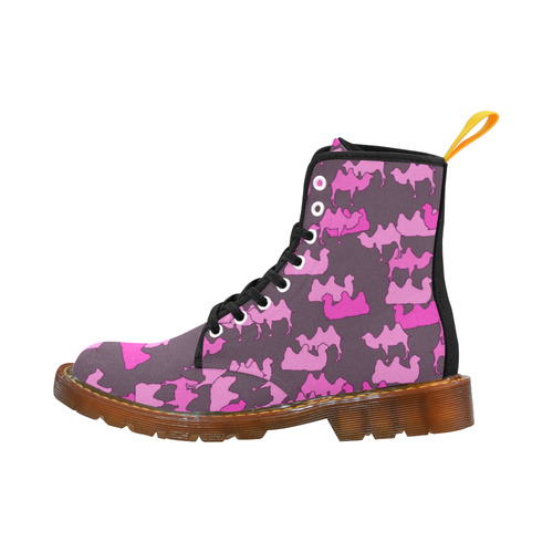 camelflage pink Martin Boots For Women Model 1203H