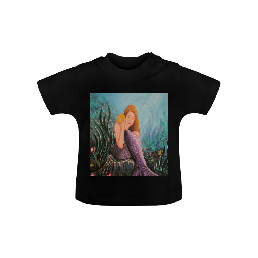 Mermaid Under The Sea Baby Classic T-Shirt (Model T30)