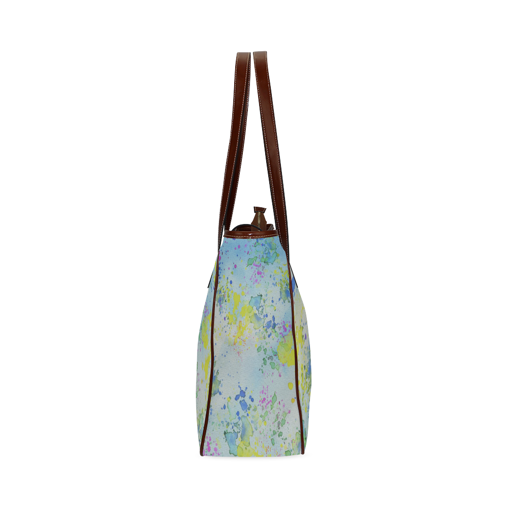 Watercolors splashes Classic Tote Bag (Model 1644)