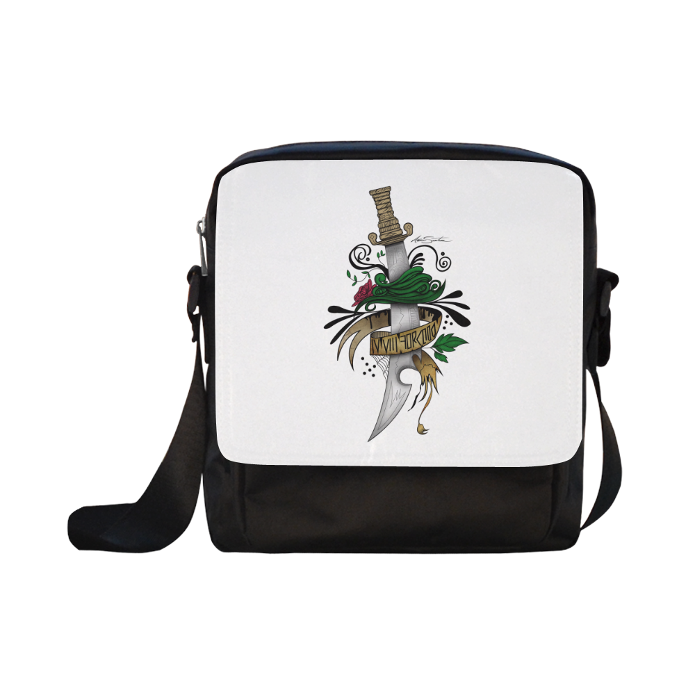 Symbolic Sword Crossbody Nylon Bags (Model 1633)