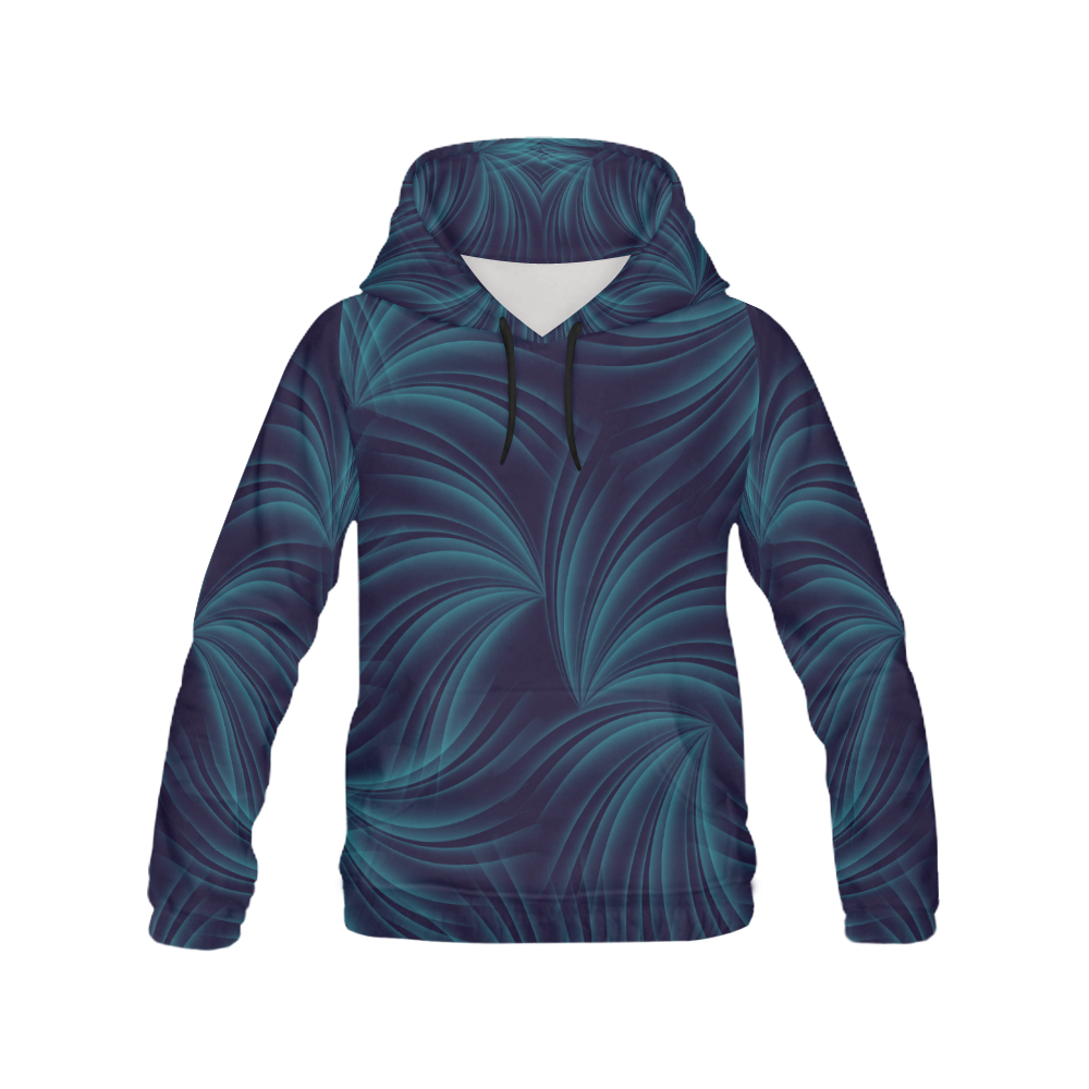 feathers in the wind All Over Print Hoodie for Women (USA Size) (Model H13)
