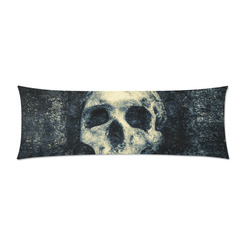 Man Skull In A Savage Temple Halloween Horror Custom Zippered Pillow Case 21"x60"(Two Sides)
