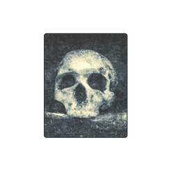 Man Skull In A Savage Temple Halloween Horror Blanket 40"x50"