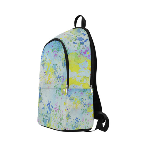 Watercolors splashes Fabric Backpack for Adult (Model 1659)