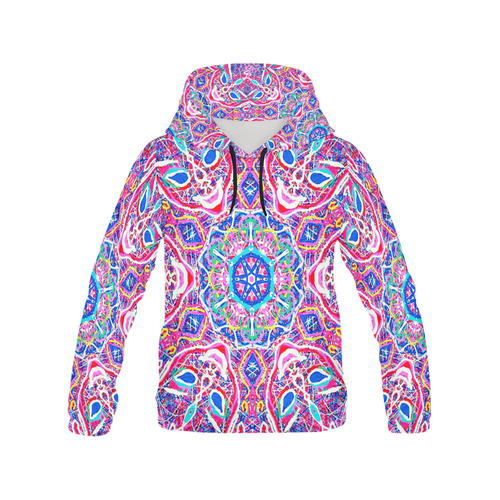 Thleudron Women's Venice All Over Print Hoodie for Women (USA Size) (Model H13)
