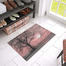 travel to sunset 4 by JamColors Azalea Doormat 24" x 16" (Sponge Material)