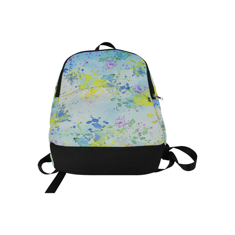 Watercolors splashes Fabric Backpack for Adult (Model 1659)