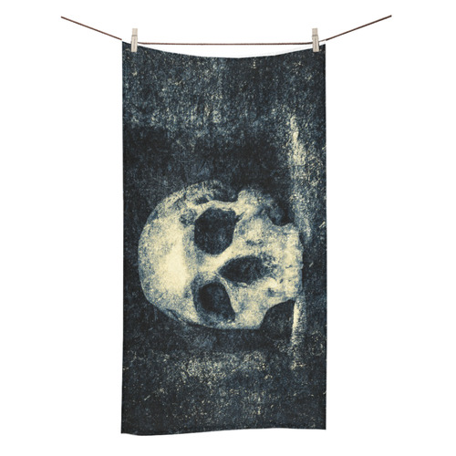 Man Skull In A Savage Temple Halloween Horror Bath Towel 30"x56"