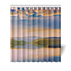 Travel to sunset 01 by JamColors Shower Curtain 66"x72"