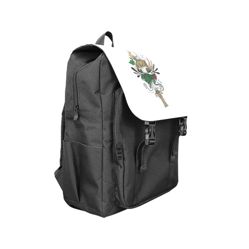 Symbolic Sword Casual Shoulders Backpack (Model 1623)
