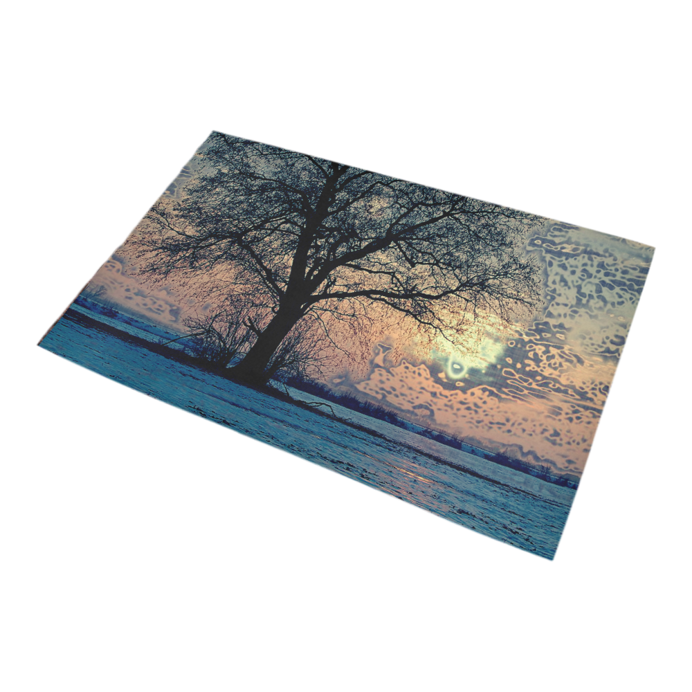 travel to sunset 4 by JamColors Bath Rug 20''x 32''