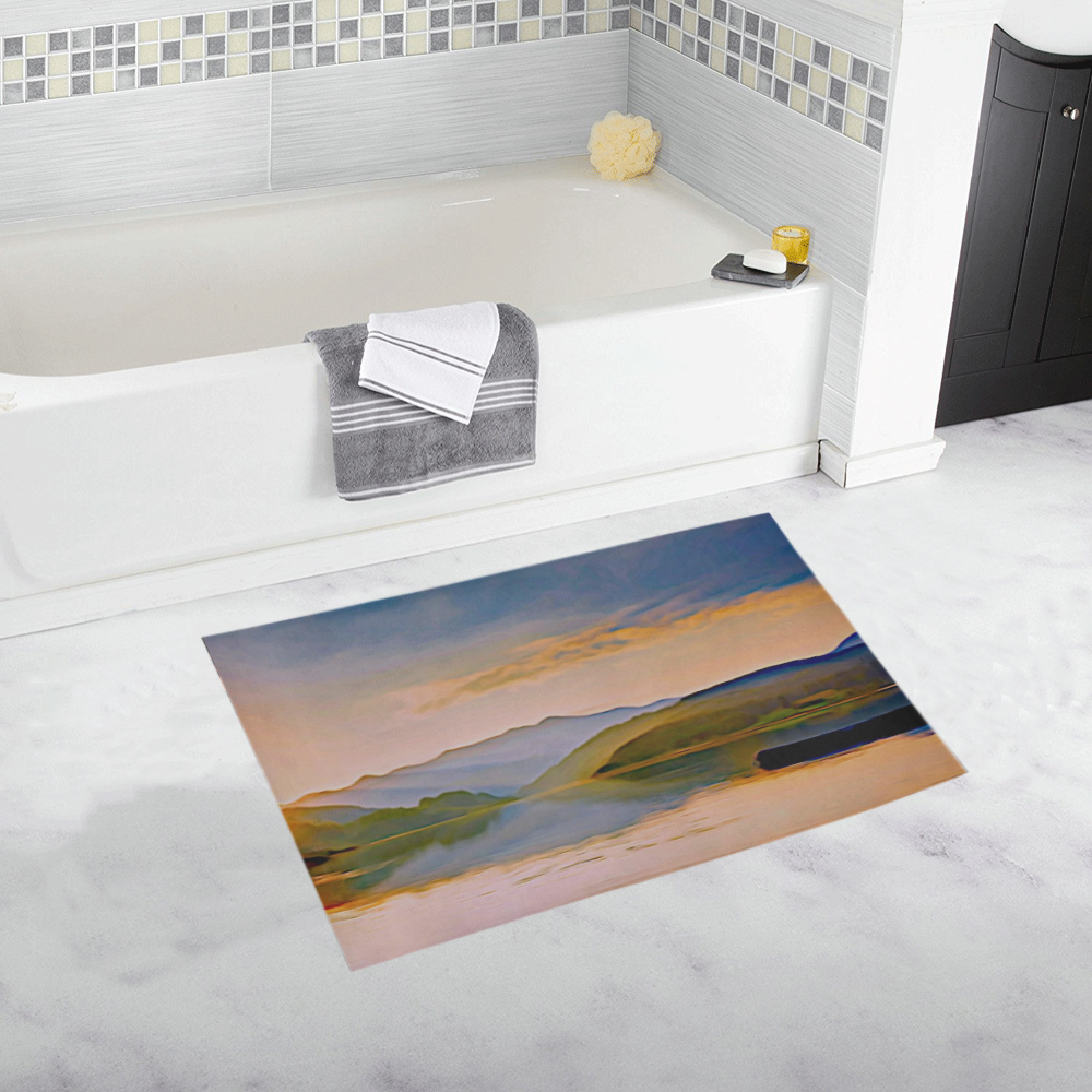 Travel to sunset 01 by JamColors Bath Rug 20''x 32''
