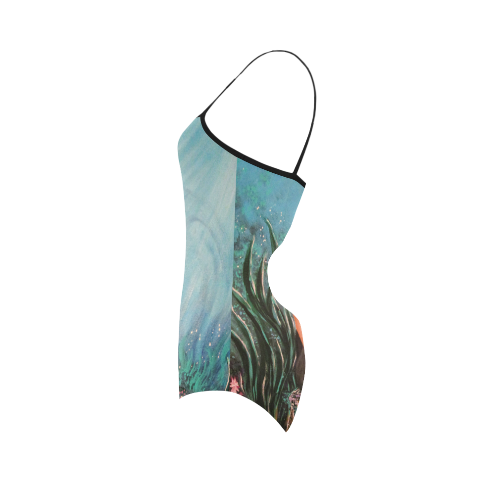 Mermaid Under The Sea Strap Swimsuit ( Model S05)