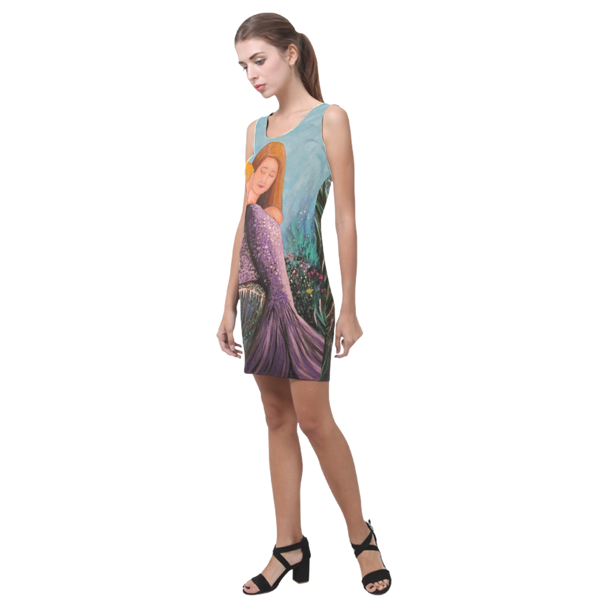 Mermaid Under The Sea Medea Vest Dress (Model D06)