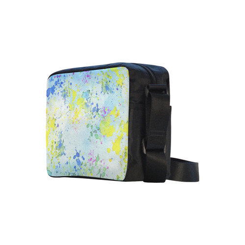 Watercolors splashes Classic Cross-body Nylon Bags (Model 1632)