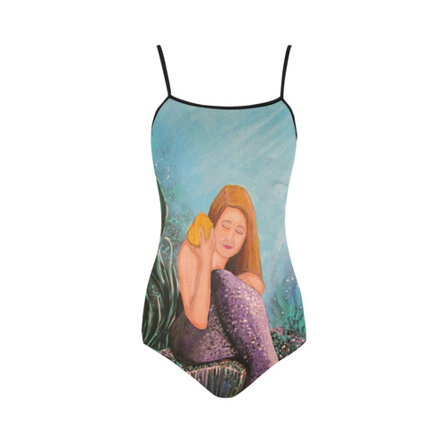 Mermaid Under The Sea Strap Swimsuit ( Model S05)