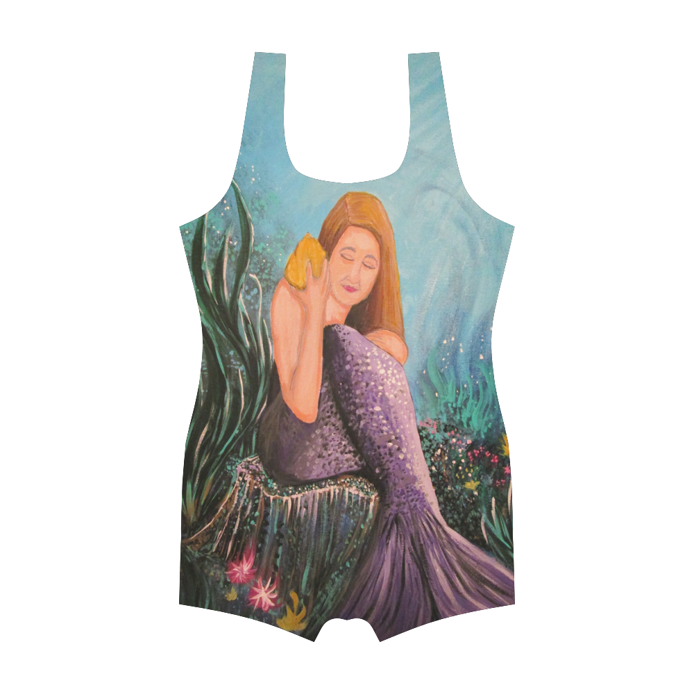 Mermaid Under The Sea Classic One Piece Swimwear (Model S03)