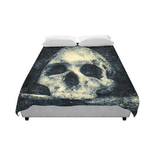 Man Skull In A Savage Temple Halloween Horror Duvet Cover 86"x70" ( All-over-print)