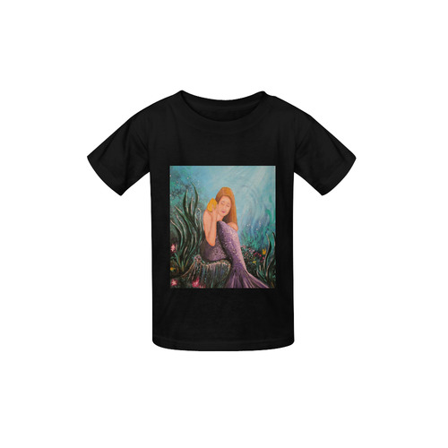 Mermaid Under The Sea Kid's  Classic T-shirt (Model T22)