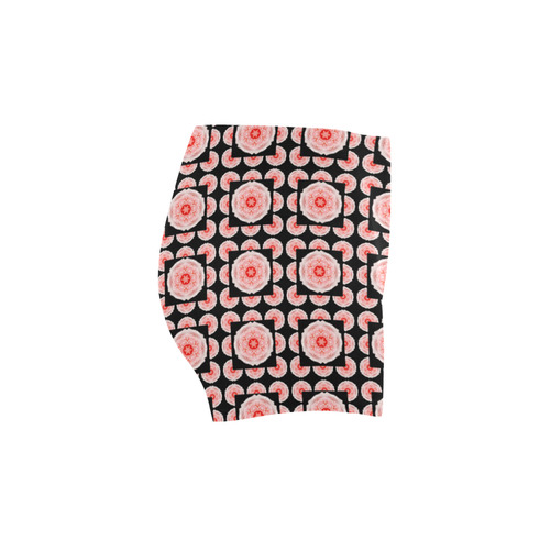 romantic pink rose pattern shorts Briseis Skinny Shorts (Model L04)