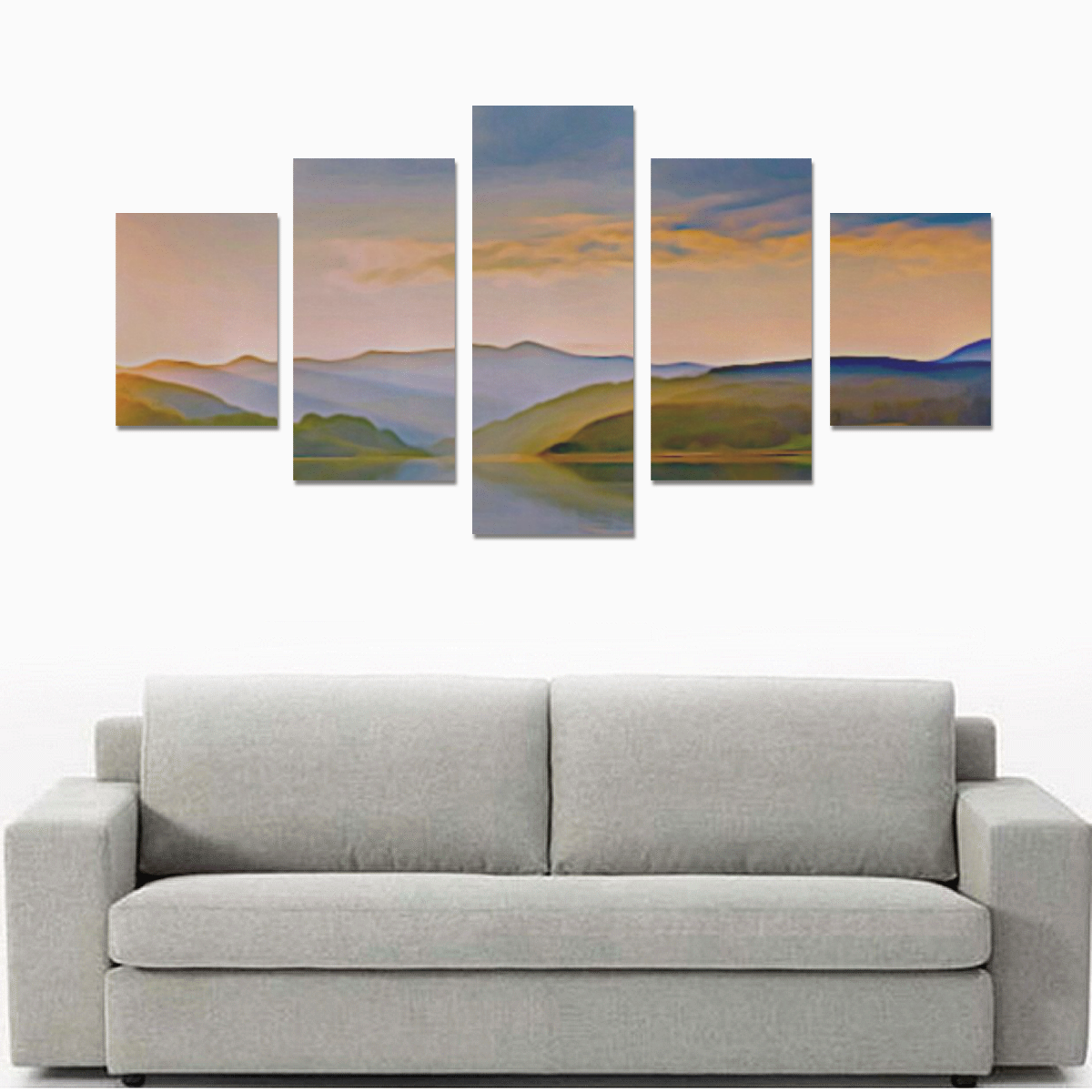 Travel to sunset 01 by JamColors Canvas Print Sets B (No Frame)