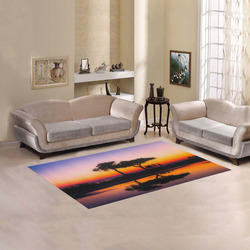 travel to sunset 06 by JamColors Area Rug 5'x3'3''