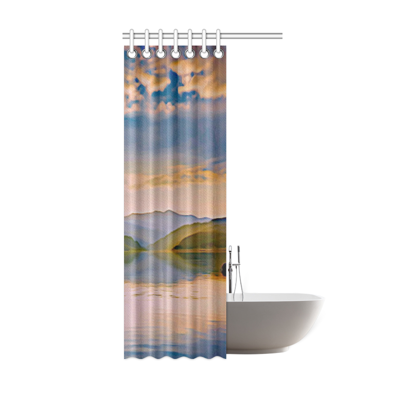 Travel to sunset 01 by JamColors Shower Curtain 36"x72"