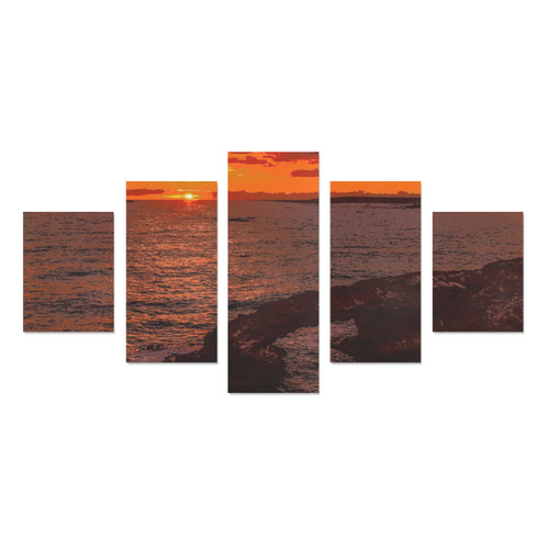 travel to sunset 2 by JamColors Canvas Print Sets B (No Frame)
