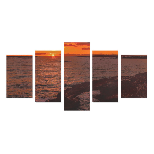 travel to sunset 2 by JamColors Canvas Print Sets C (No Frame)