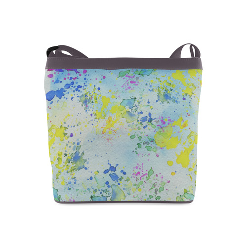 Watercolors splashes Crossbody Bags (Model 1613)