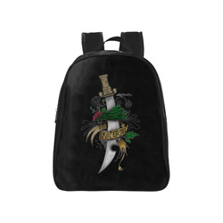 Symbolic Sword School Backpack (Model 1601)(Medium)